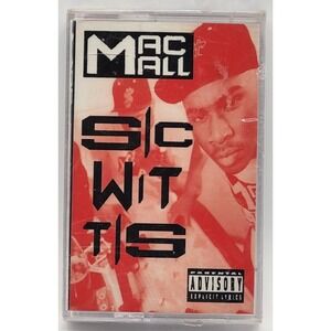 MAC MALL - SIC WIT TIS -‎ HIP HOP CASSETTE - SEALED! 1994
